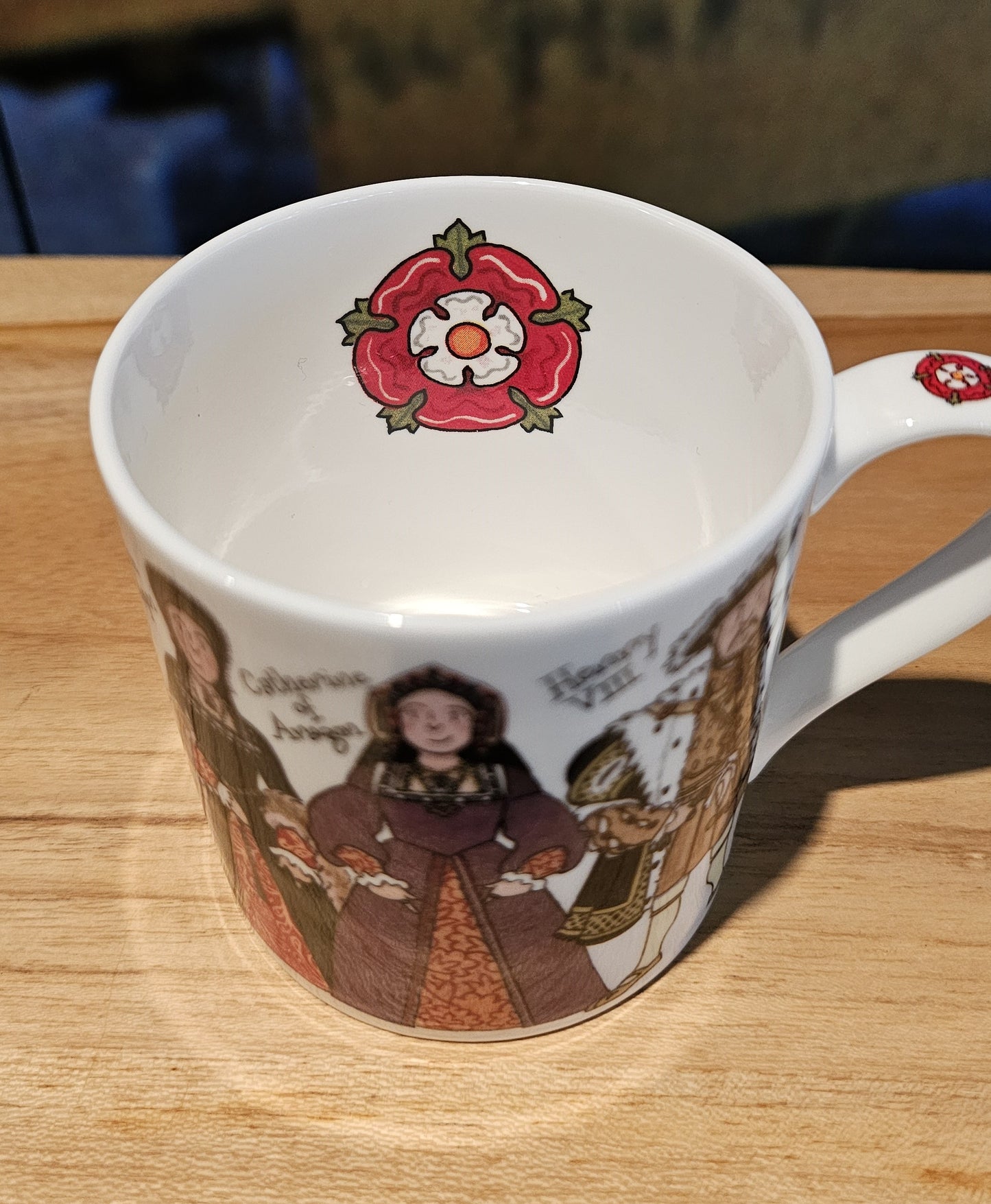 Fine Bone China Henry VIII and Wives Mug- Alison Gardiner Artwork