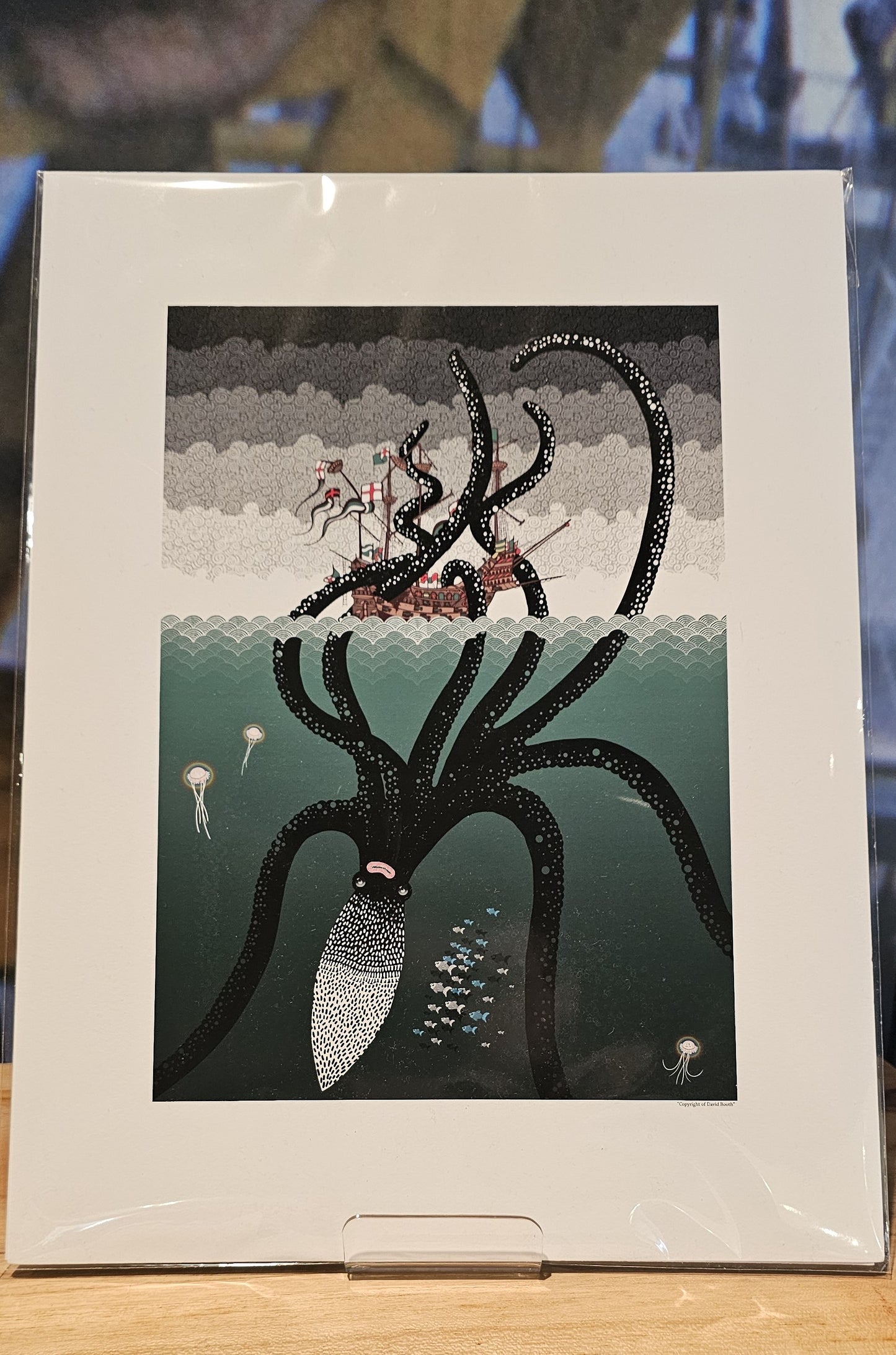 Kraken and the Mary Rose - A Rational Explanation - 30x40 Print