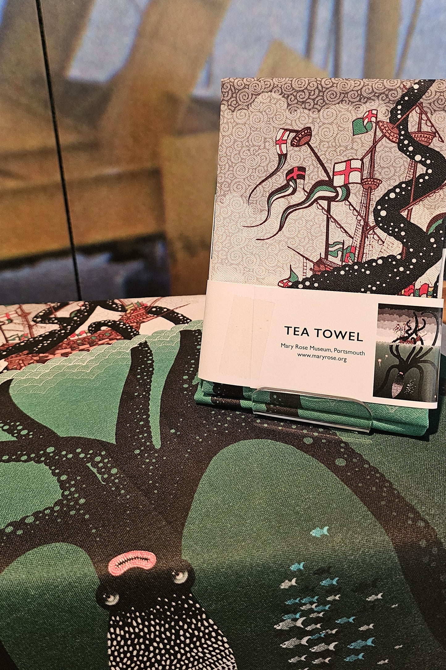 Tea Towel - Kraken and the Mary Rose - A Rational Explanation