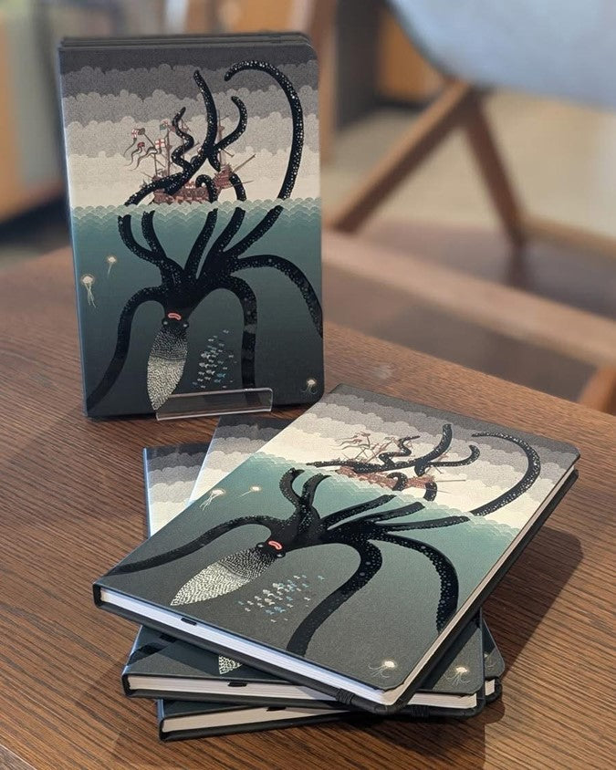 Kraken and the Mary Rose - A Rational Explanation - A5 Black Notepad