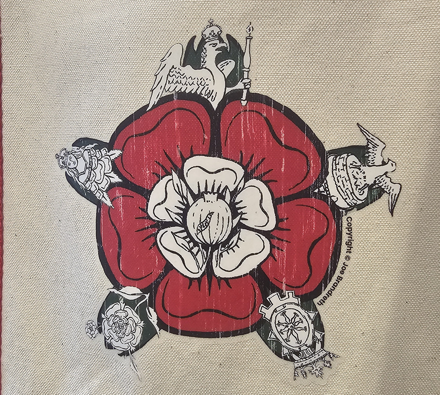 Boat Bag -Six Queens Tudor Rose Design