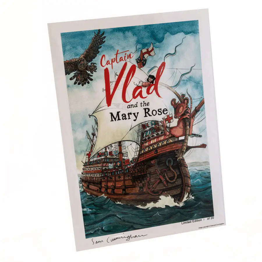 Limited Edition Print (number 1 of 20)- Captain Vlad and the Mary Rose Front Cover