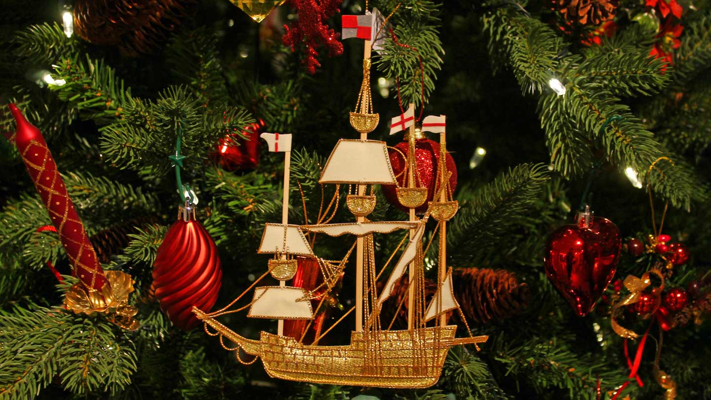 A Mary Rose Christmas decoration