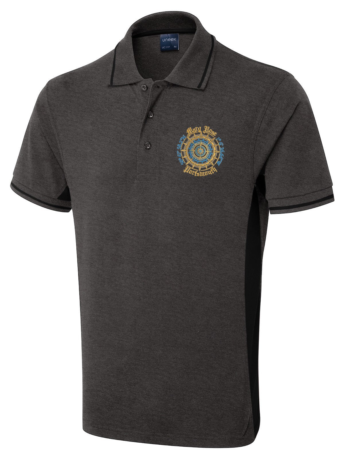 Polo Shirt - Embroidered Compass Design