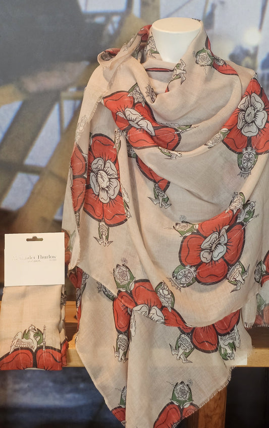 Scarf - Six Queens design